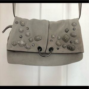 Hugo Boss | GREY Suede Crossbody | NEVER WORN